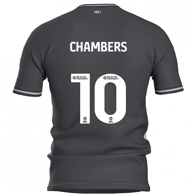 Danxen Kinder T'yanna Chambers #10 Grau Silber Auswärtstrikot Trikot 2025/26 T-Shirt