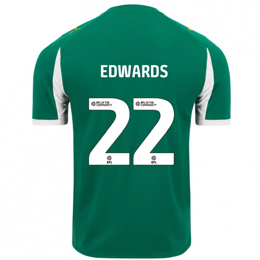 Danxen Kinder Curtis Edwards #22 Grün Weiß Auswärtstrikot Trikot 2025/26 T-Shirt