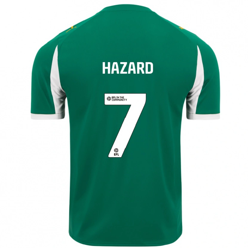 Danxen Kinder Harrison Hazard #7 Grün Weiß Auswärtstrikot Trikot 2025/26 T-Shirt
