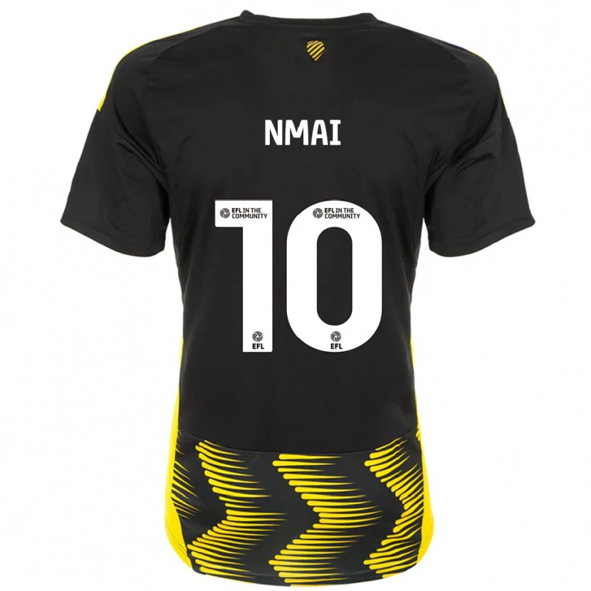 Danxen Kinder Kelly Nmai #10 Schwarz Gelb Auswärtstrikot Trikot 2025/26 T-Shirt