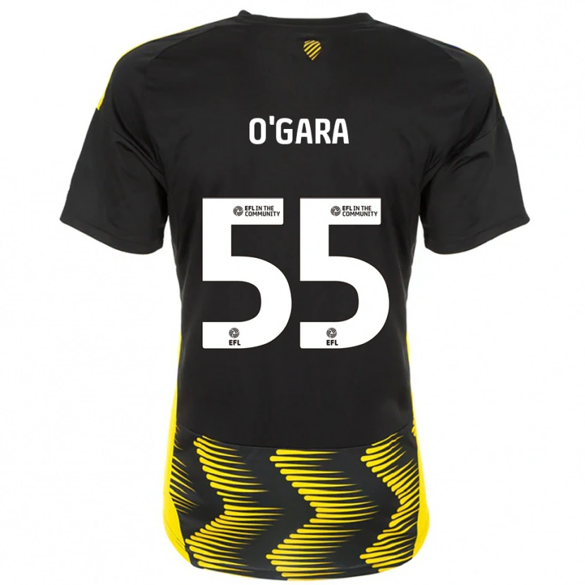 Danxen Kinder Harry O'gara #55 Schwarz Gelb Auswärtstrikot Trikot 2025/26 T-Shirt