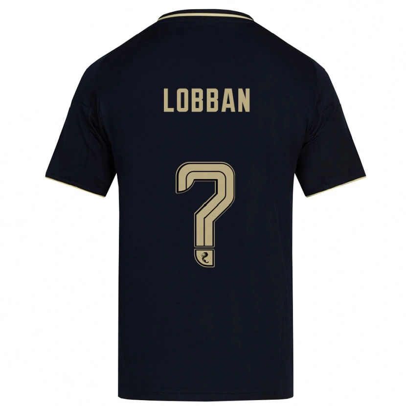 Danxen Kinder Dylan Lobban #0 Marine Gold Auswärtstrikot Trikot 2025/26 T-Shirt