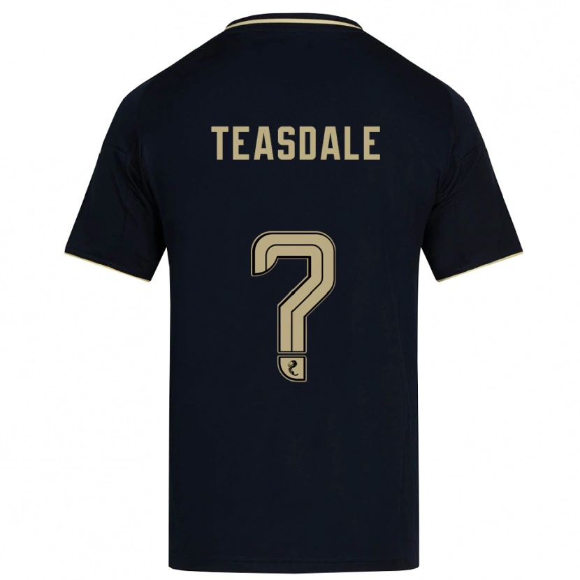 Danxen Kinder Joseph Teasdale #0 Marine Gold Auswärtstrikot Trikot 2025/26 T-Shirt