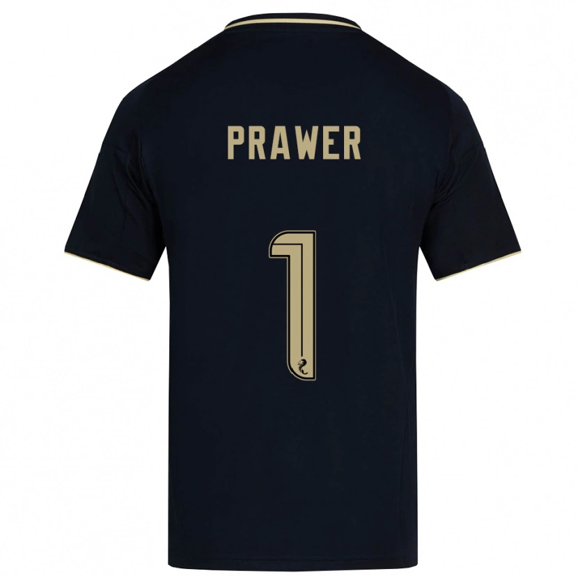 Danxen Kinder Anna Prawer #1 Marine Gold Auswärtstrikot Trikot 2025/26 T-Shirt