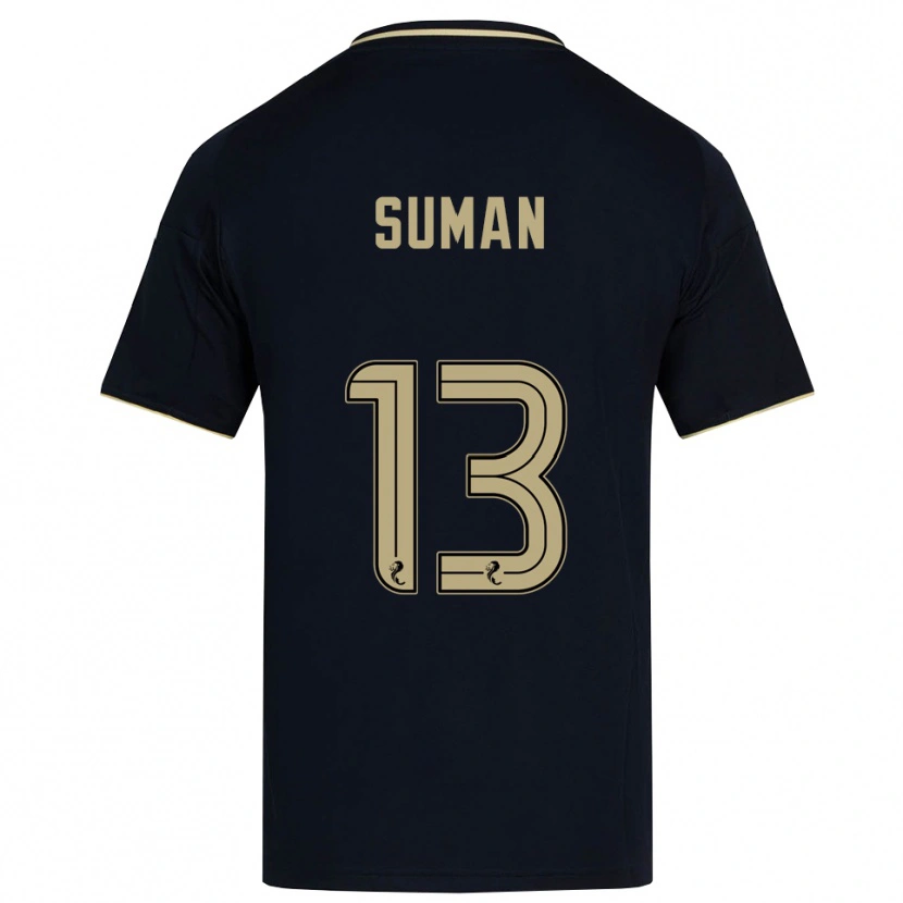Danxen Kinder Nick Suman #13 Marine Gold Auswärtstrikot Trikot 2025/26 T-Shirt