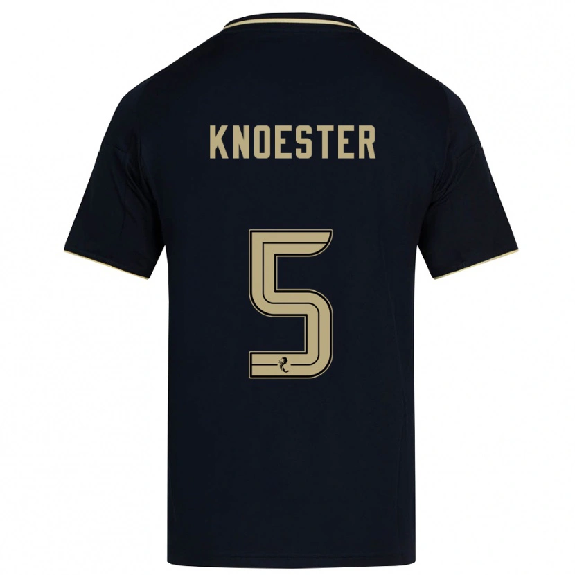 Danxen Kinder Mats Knoester #5 Marine Gold Auswärtstrikot Trikot 2025/26 T-Shirt