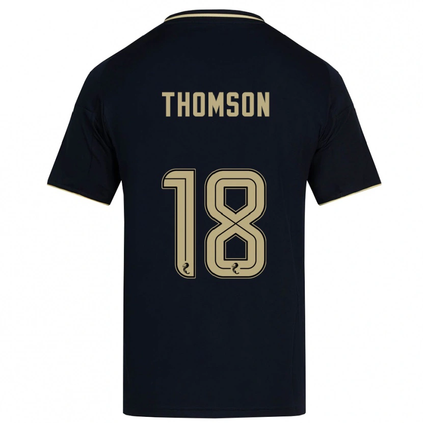 Danxen Kinder Eva Thomson #18 Marine Gold Auswärtstrikot Trikot 2025/26 T-Shirt