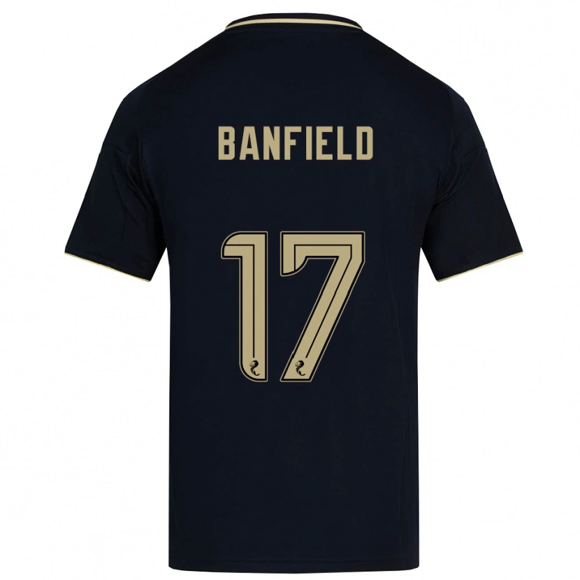 Danxen Kinder Keeley Banfield #17 Marine Gold Auswärtstrikot Trikot 2025/26 T-Shirt