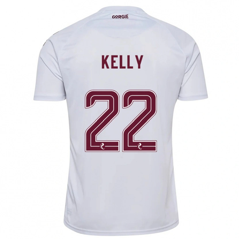 Danxen Kinder Ryan Kelly #22 Weiß Burgunderrot Auswärtstrikot Trikot 2025/26 T-Shirt