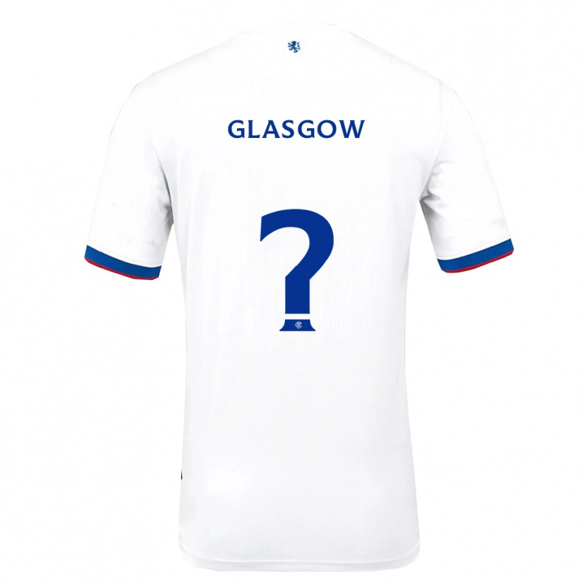 Danxen Kinder Kyle Glasgow #0 Weiß Rot Blau Auswärtstrikot Trikot 2025/26 T-Shirt
