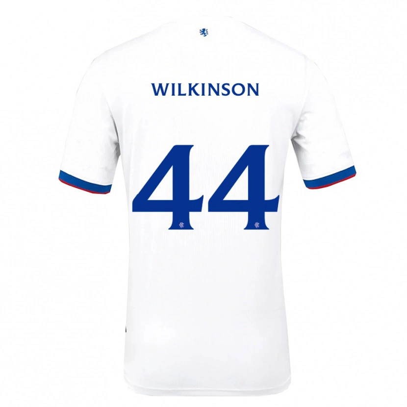 Danxen Kinder Katie Wilkinson #44 Weiß Rot Blau Auswärtstrikot Trikot 2025/26 T-Shirt