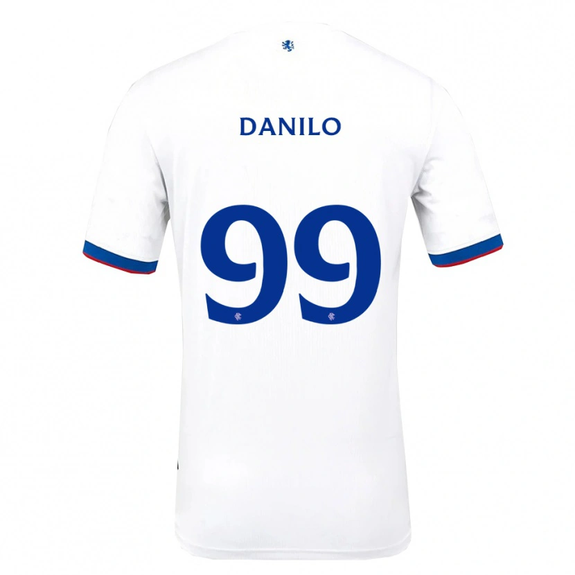 Danxen Kinder Danilo #99 Weiß Rot Blau Auswärtstrikot Trikot 2025/26 T-Shirt