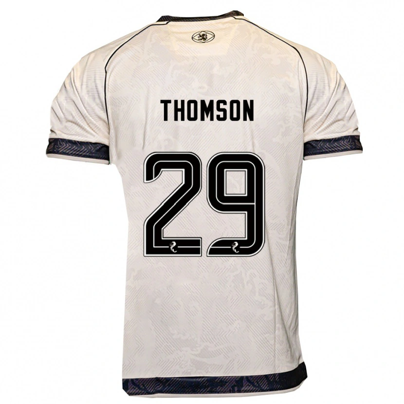 Danxen Kinder Miller Thomson #29 Weiß Schwarz Auswärtstrikot Trikot 2025/26 T-Shirt