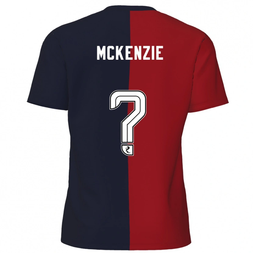 Danxen Kinder Mollie Mckenzie #0 Rot Marine Auswärtstrikot Trikot 2025/26 T-Shirt