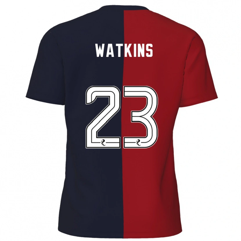 Danxen Kinder Marley Watkins #23 Rot Marine Auswärtstrikot Trikot 2025/26 T-Shirt