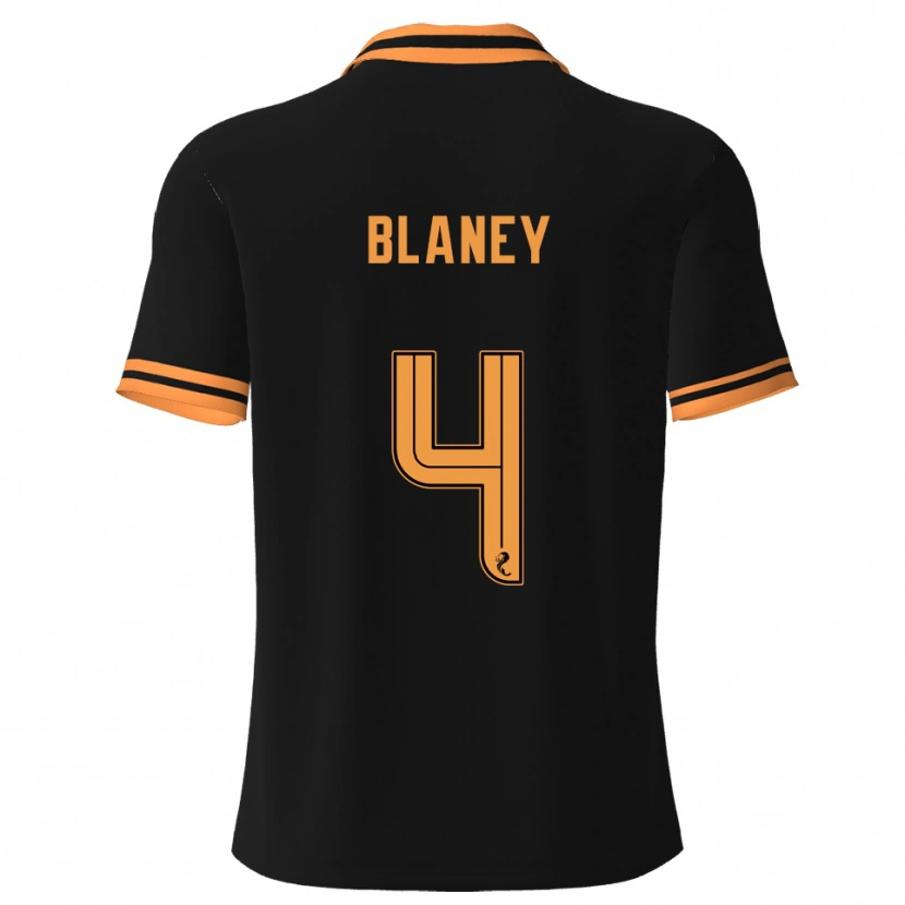 Danxen Kinder Shane Blaney #4 Schwarz Gelb Auswärtstrikot Trikot 2025/26 T-Shirt