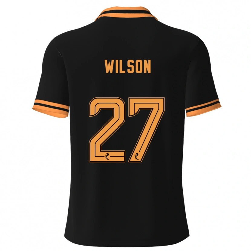 Danxen Kinder Danny Wilson #27 Schwarz Gelb Auswärtstrikot Trikot 2025/26 T-Shirt