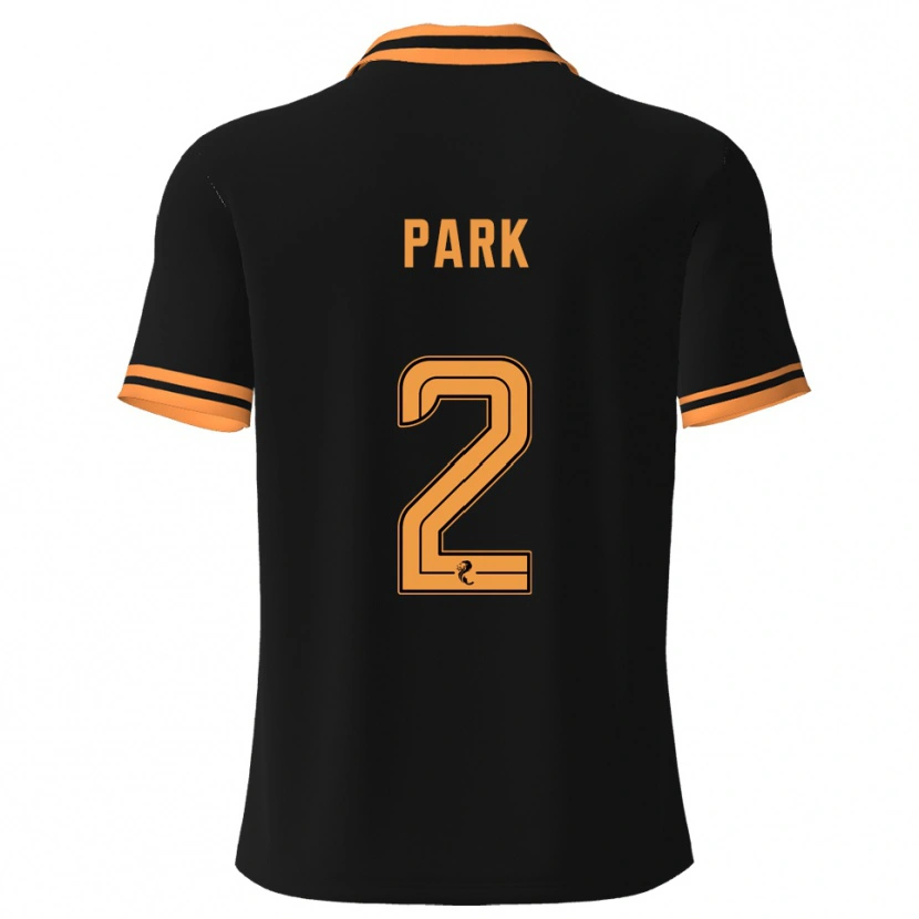 Danxen Kinder Lily Park #2 Schwarz Gelb Auswärtstrikot Trikot 2025/26 T-Shirt