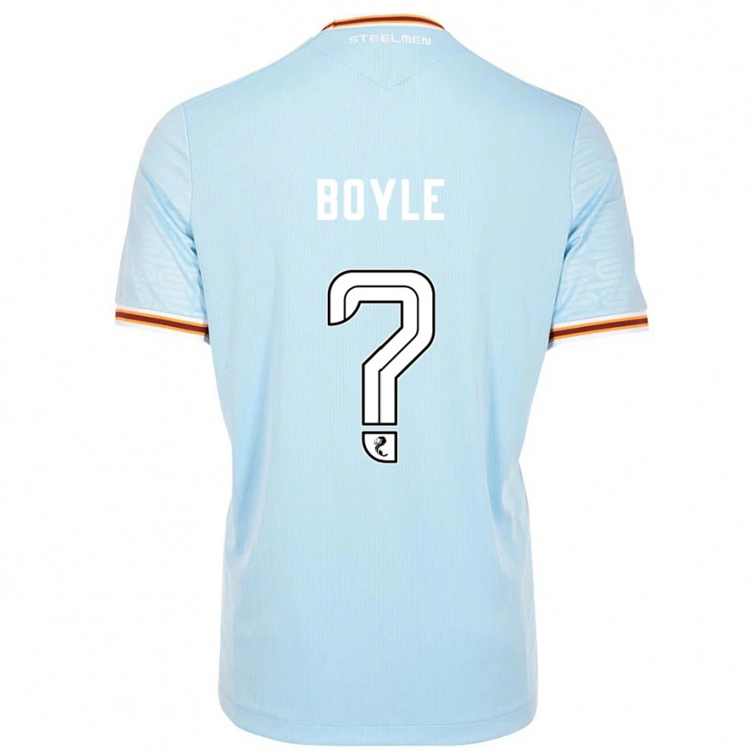 Danxen Kinder Callum Boyle #0 Himmelblau Auswärtstrikot Trikot 2025/26 T-Shirt
