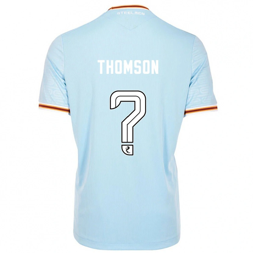 Danxen Kinder Aaron Thomson #0 Himmelblau Auswärtstrikot Trikot 2025/26 T-Shirt