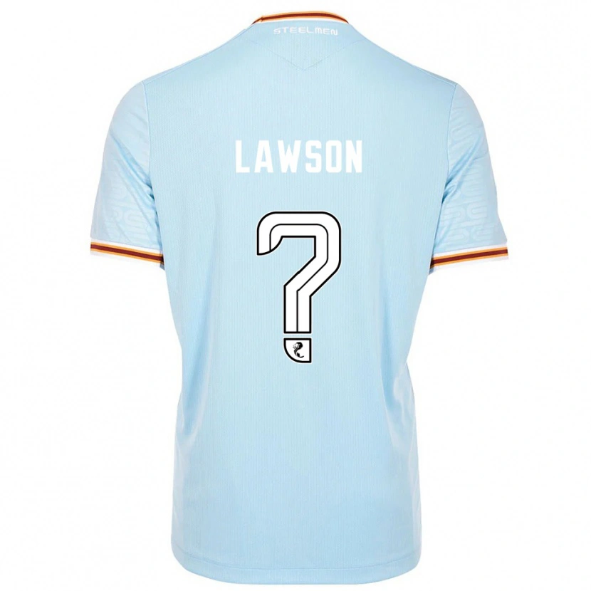 Danxen Kinder Nathan Lawson #0 Himmelblau Auswärtstrikot Trikot 2025/26 T-Shirt