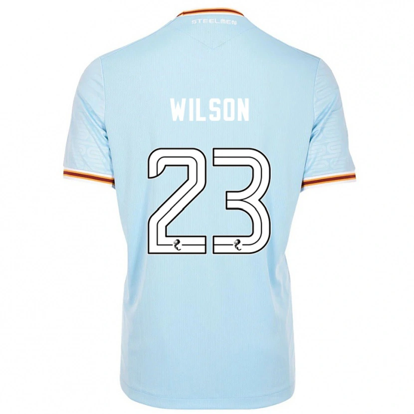 Danxen Kinder Ewan Wilson #23 Himmelblau Auswärtstrikot Trikot 2025/26 T-Shirt