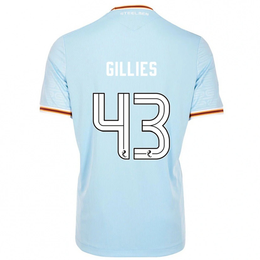 Danxen Kinder Jay Gillies #43 Himmelblau Auswärtstrikot Trikot 2025/26 T-Shirt