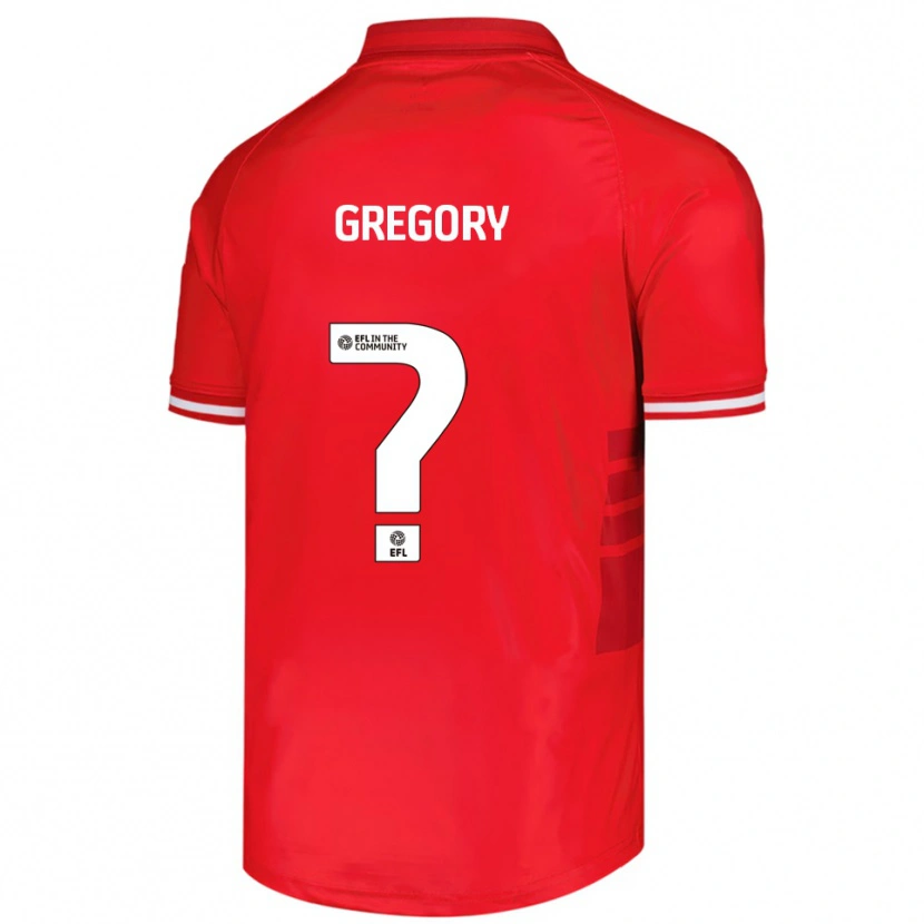 Danxen Herren Jodie Gregory #0 Rot Weiß Heimtrikot Trikot 2025/26 T-Shirt
