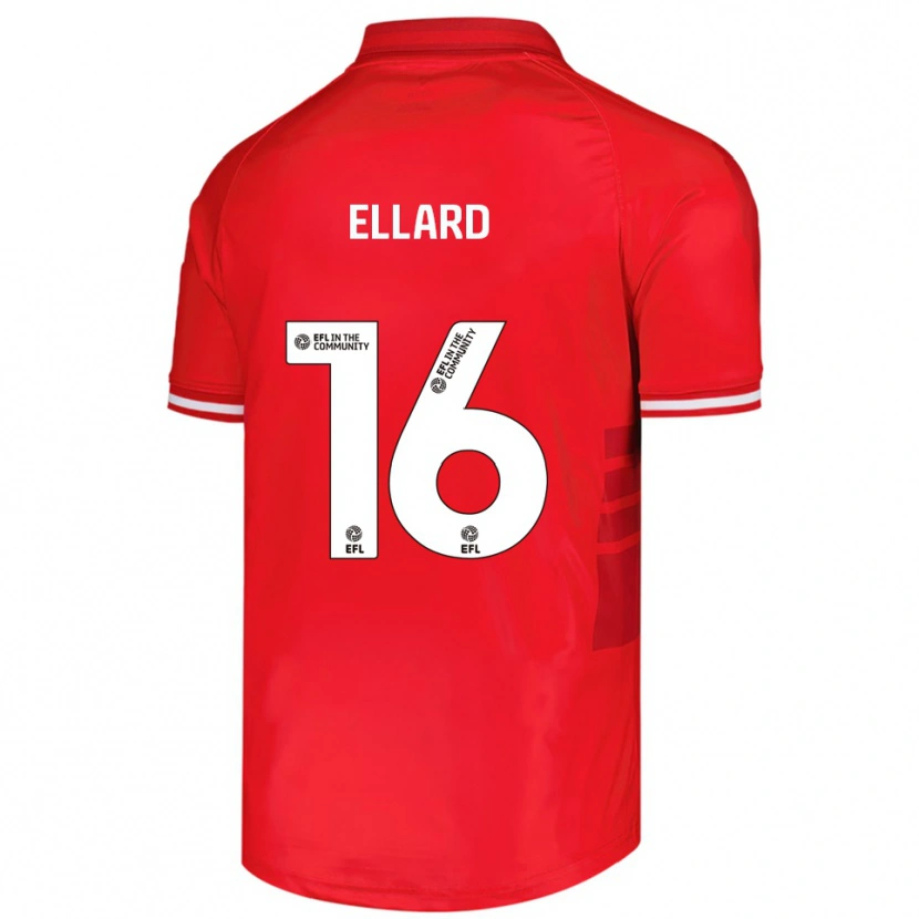 Danxen Herren Aston Ellard #16 Rot Weiß Heimtrikot Trikot 2025/26 T-Shirt