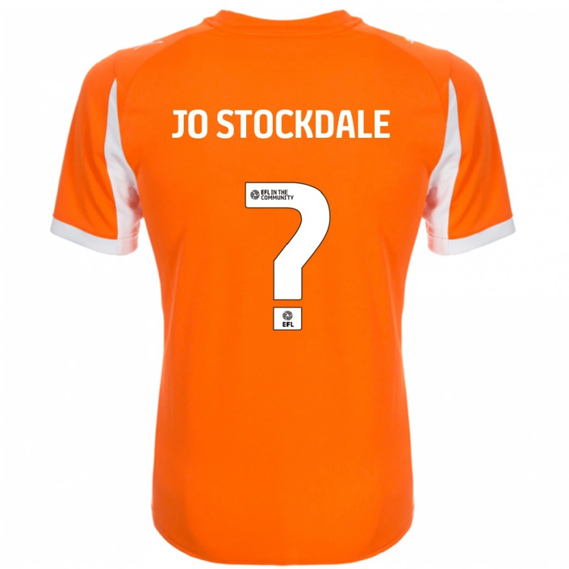 Danxen Herren Elly Jo Stockdale #0 Orange Weiß Heimtrikot Trikot 2025/26 T-Shirt