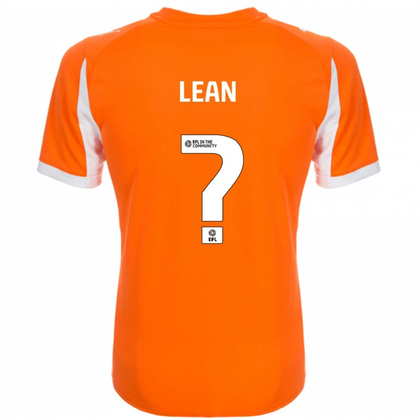 Danxen Herren Jessica Lean #0 Orange Weiß Heimtrikot Trikot 2025/26 T-Shirt