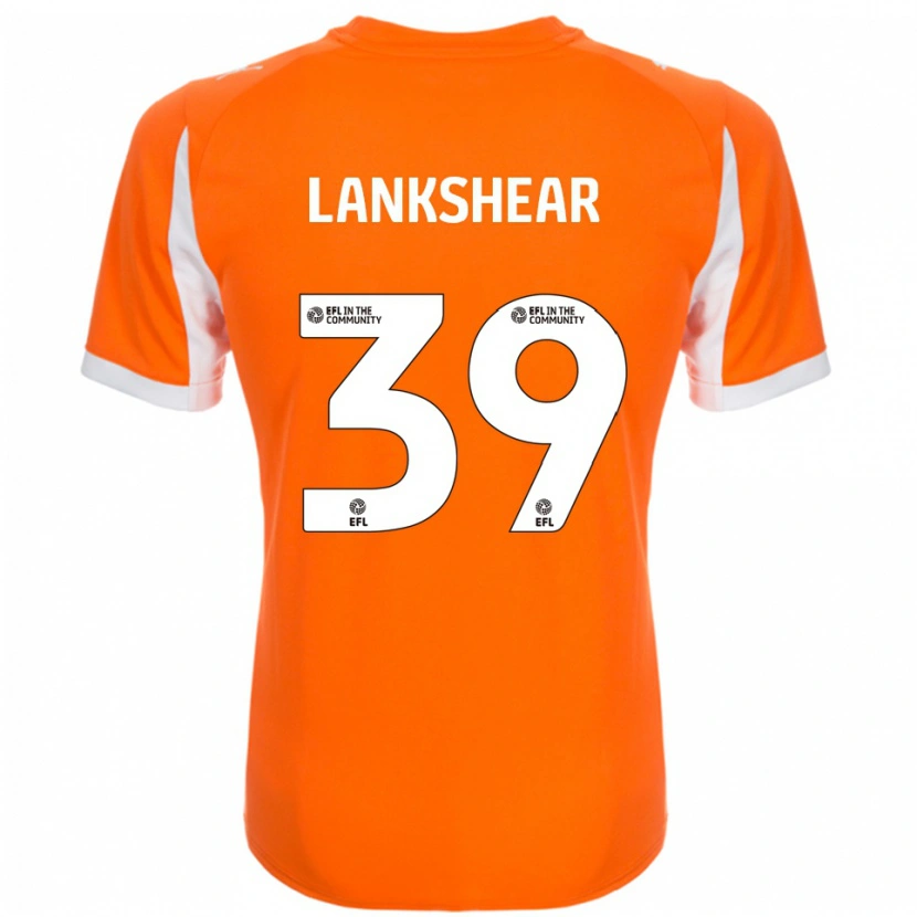 Danxen Herren Alex Lankshear #39 Orange Weiß Heimtrikot Trikot 2025/26 T-Shirt