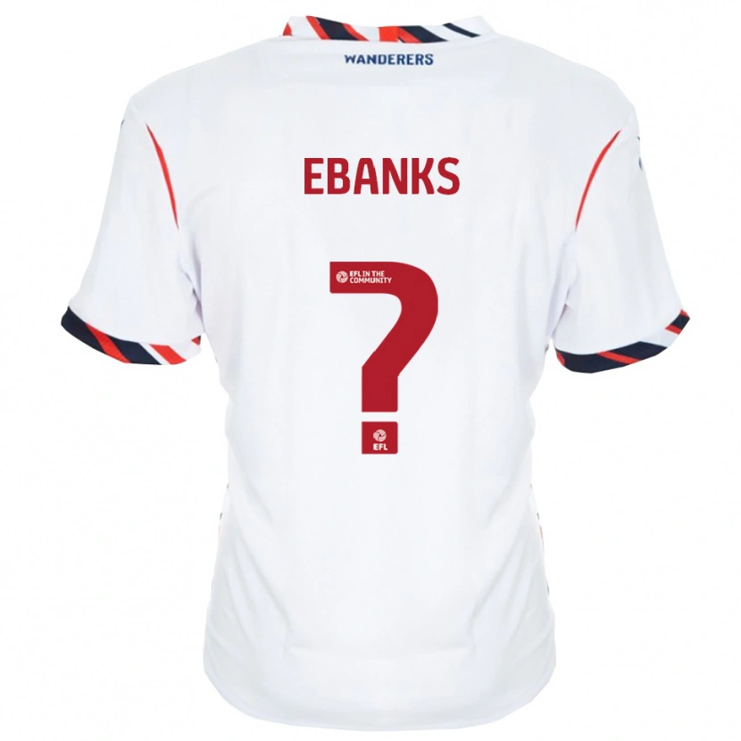 Danxen Herren Eve Ebanks #0 Weiß Rot Heimtrikot Trikot 2025/26 T-Shirt