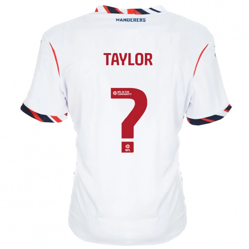 Danxen Herren Lacey Taylor #0 Weiß Rot Heimtrikot Trikot 2025/26 T-Shirt