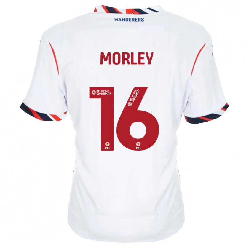 Danxen Herren Aaron Morley #16 Weiß Rot Heimtrikot Trikot 2025/26 T-Shirt