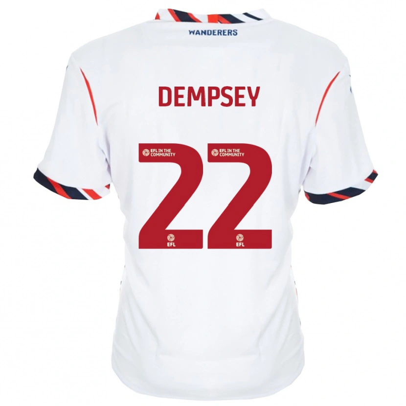 Danxen Herren Kyle Dempsey #22 Weiß Rot Heimtrikot Trikot 2025/26 T-Shirt
