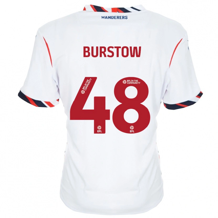 Danxen Herren Mason Burstow #48 Weiß Rot Heimtrikot Trikot 2025/26 T-Shirt