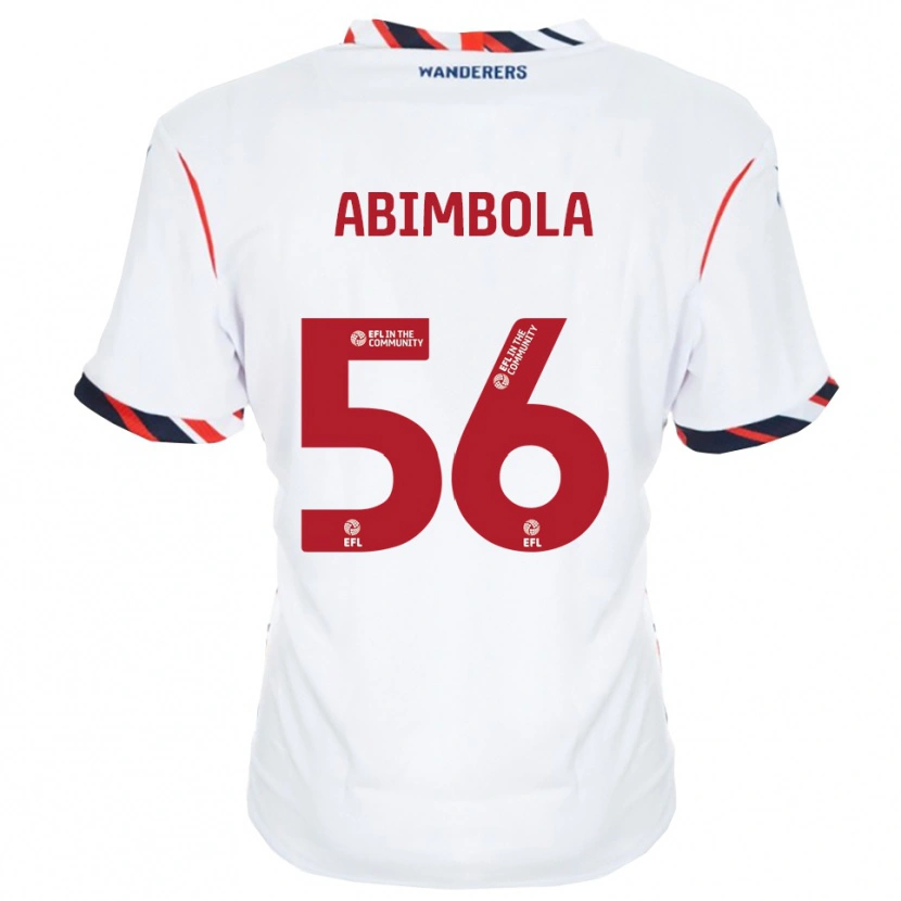 Danxen Herren David Abimbola #56 Weiß Rot Heimtrikot Trikot 2025/26 T-Shirt