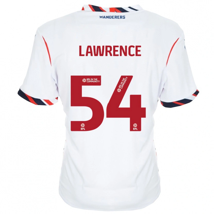 Danxen Herren Daeshon Lawrence #54 Weiß Rot Heimtrikot Trikot 2025/26 T-Shirt