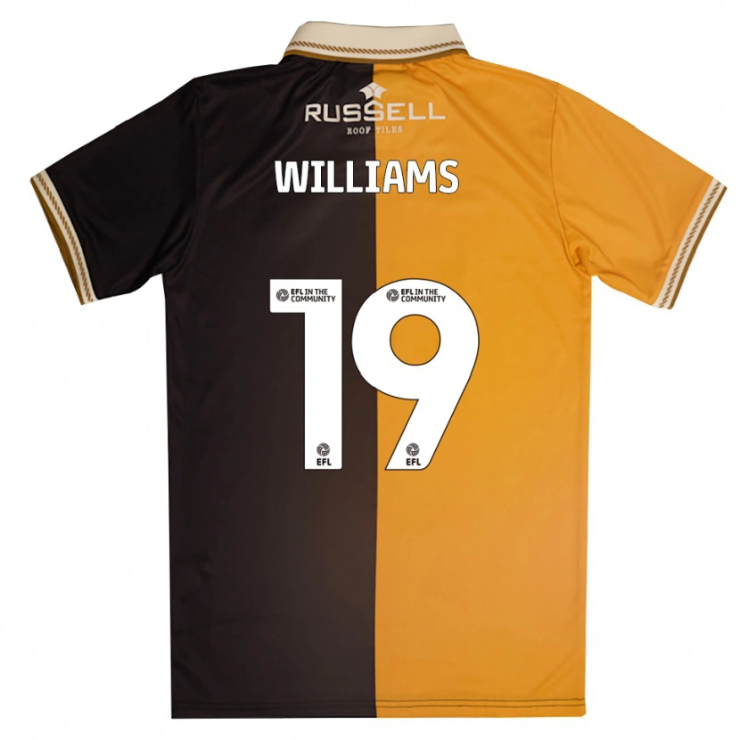 Danxen Herren Dylan Williams #19 Gelb Schwarz Heimtrikot Trikot 2025/26 T-Shirt