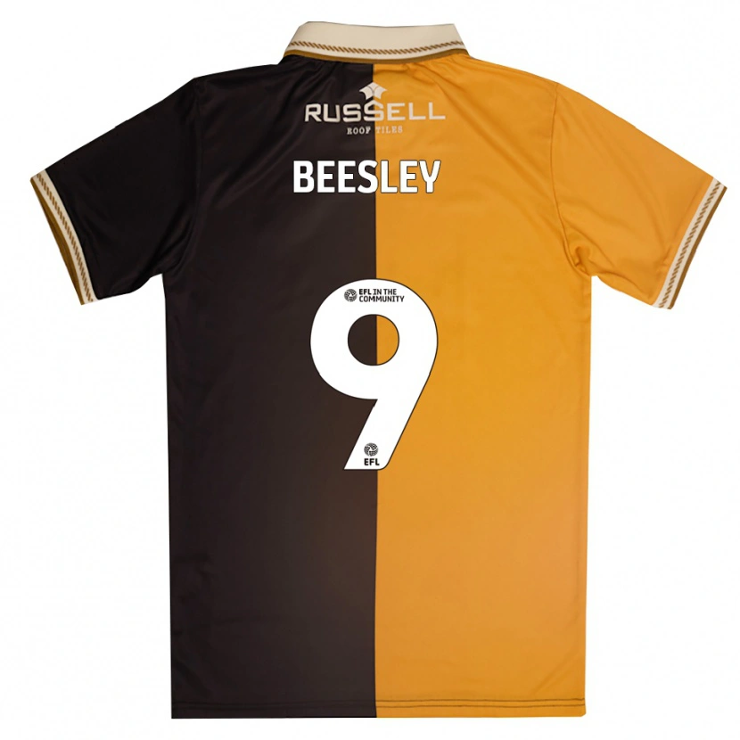 Danxen Herren Jake Beesley #9 Gelb Schwarz Heimtrikot Trikot 2025/26 T-Shirt