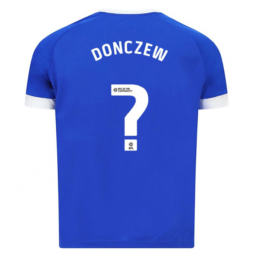 Danxen Herren Axel Donczew #0 Blau Weiß Heimtrikot Trikot 2025/26 T-Shirt