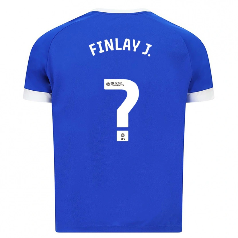 Danxen Herren Finlay Johnson #0 Blau Weiß Heimtrikot Trikot 2025/26 T-Shirt