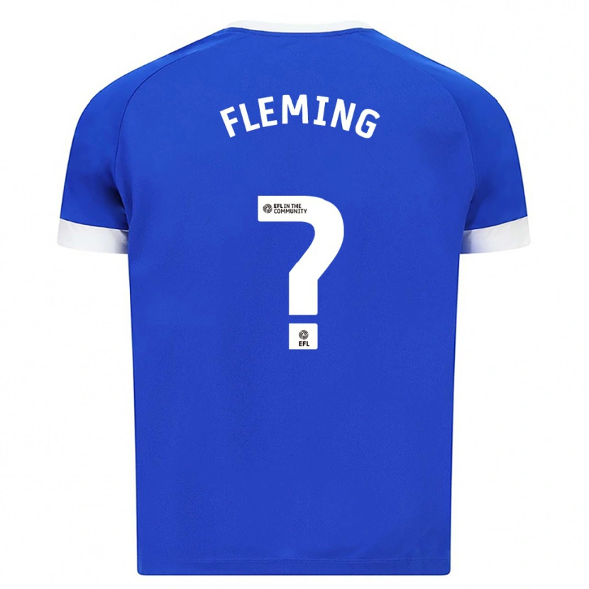Danxen Herren Cole Fleming #0 Blau Weiß Heimtrikot Trikot 2025/26 T-Shirt