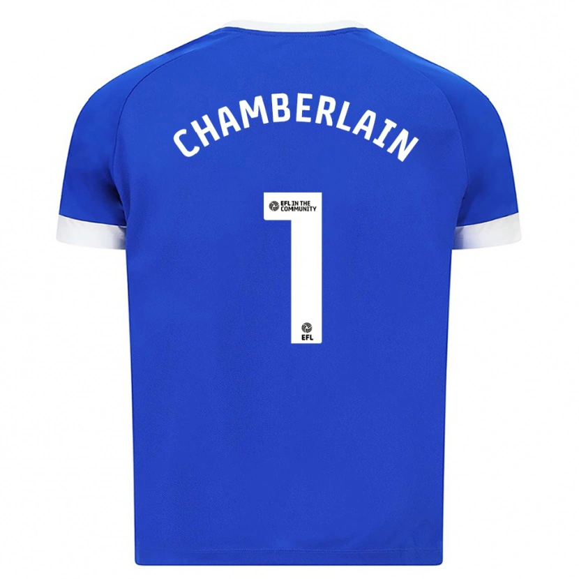 Danxen Herren Ceryn Chamberlain #1 Blau Weiß Heimtrikot Trikot 2025/26 T-Shirt