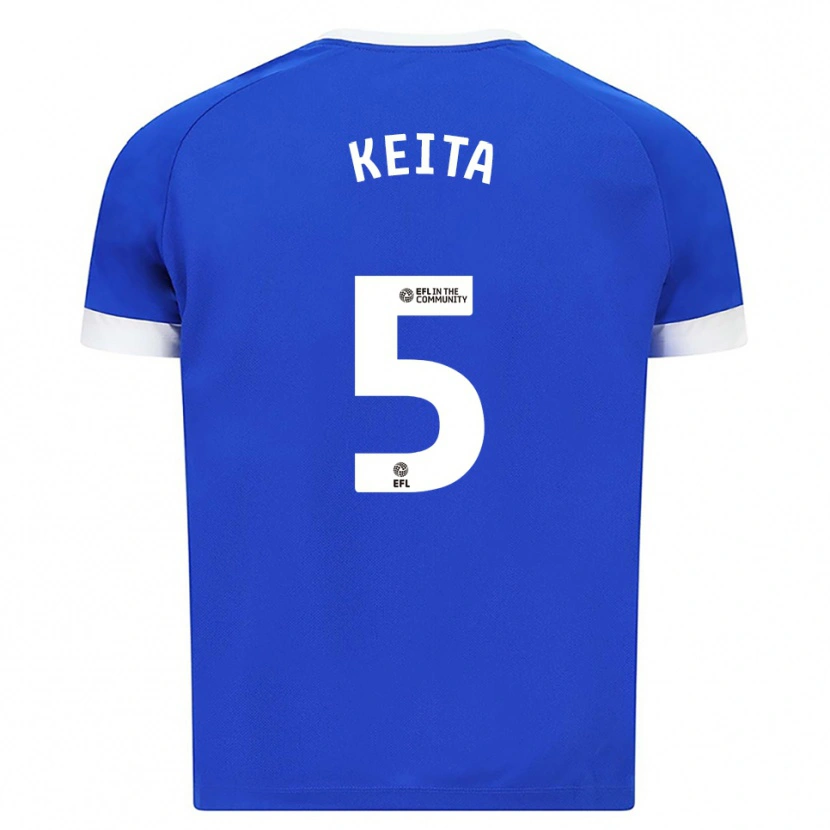Danxen Herren Gabriel Keita #5 Blau Weiß Heimtrikot Trikot 2025/26 T-Shirt