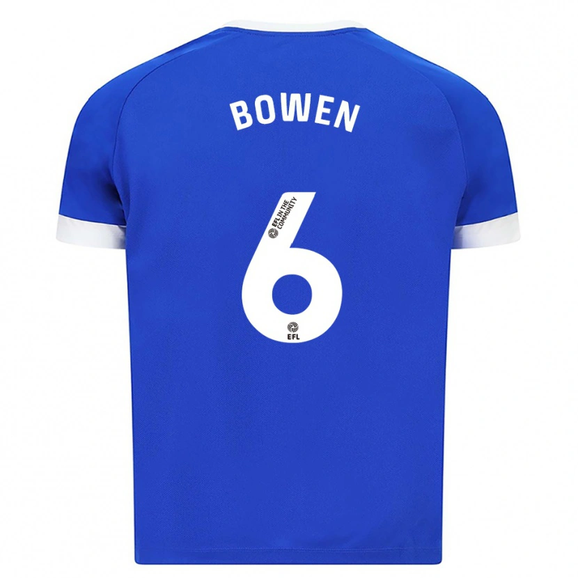 Danxen Herren Megan Bowen #6 Blau Weiß Heimtrikot Trikot 2025/26 T-Shirt