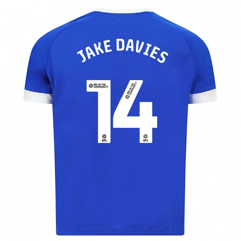 Danxen Herren Jake Davies #14 Blau Weiß Heimtrikot Trikot 2025/26 T-Shirt