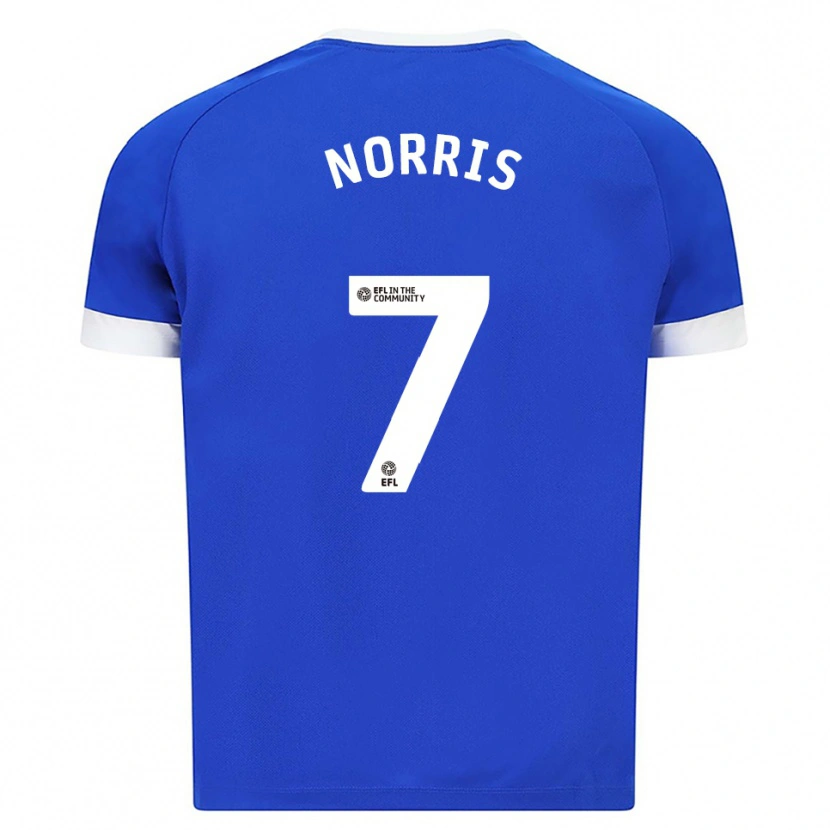 Danxen Herren Jacob Norris #7 Blau Weiß Heimtrikot Trikot 2025/26 T-Shirt