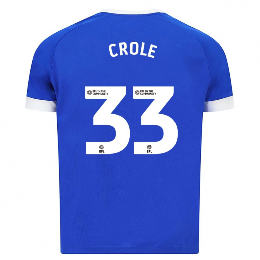 Danxen Herren James Crole #33 Blau Weiß Heimtrikot Trikot 2025/26 T-Shirt